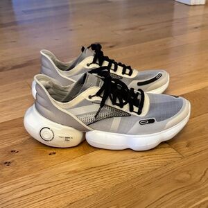 Brooks Silver and White Running Shoes